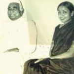 मीरा कुमार अपने पिता के साथ 