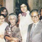अमिताभ बच्चन अपने माता पिता के साथ
