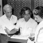 अब्दुल कलाम इंदिरा गाँधी के साथ