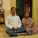 अरुनाचलम मुरुगनांथम अपनी पत्नी शांती के साथ 