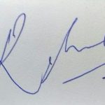 के एल राहुल हस्ताक्षर