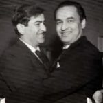 राज कपूर गायक मुकेश के साथ 