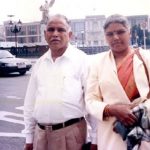 बी॰ एस॰ येदियुरप्पा अपनी पत्नी के साथ 