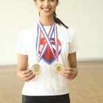 मीनाक्षी चौधरी बैडमिंटन और तैराकी में स्वर्ण पदकों के साथ 