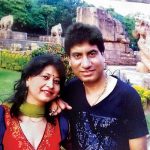 राजू श्रीवास्तव अपनी पत्नी के साथ 