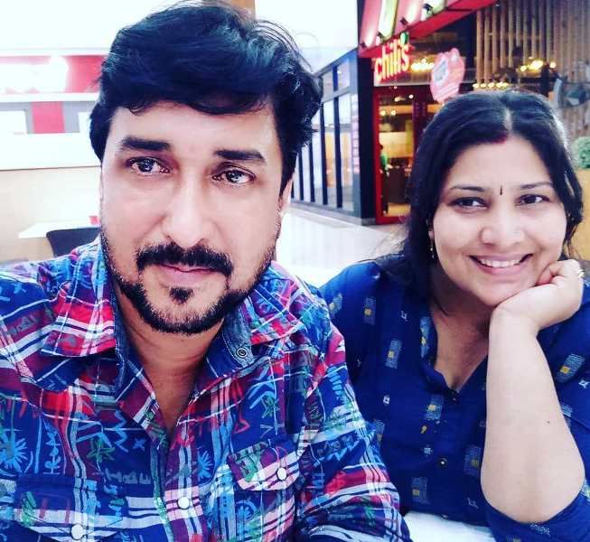 Sanjay Pandey with his wife- Ragni Pandey