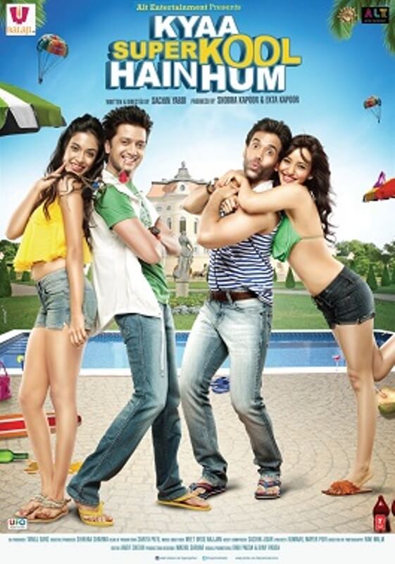 Kanak Yadav's debut Bollywood film "Kyaa Super Kool Hain Hum" (2012)
