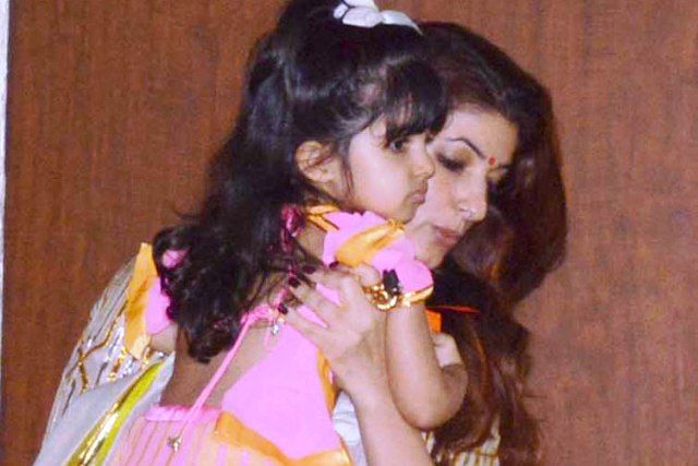 Twinkle Khanna with her daughter Nitara Kumar