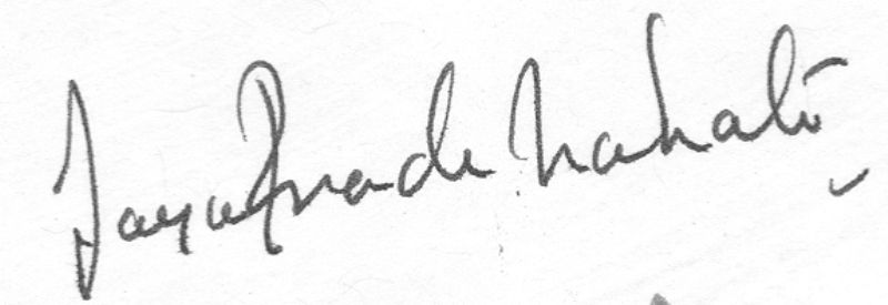 Jaya Prada's signature