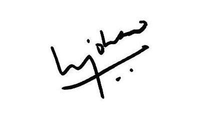 Karan Johar's signature
