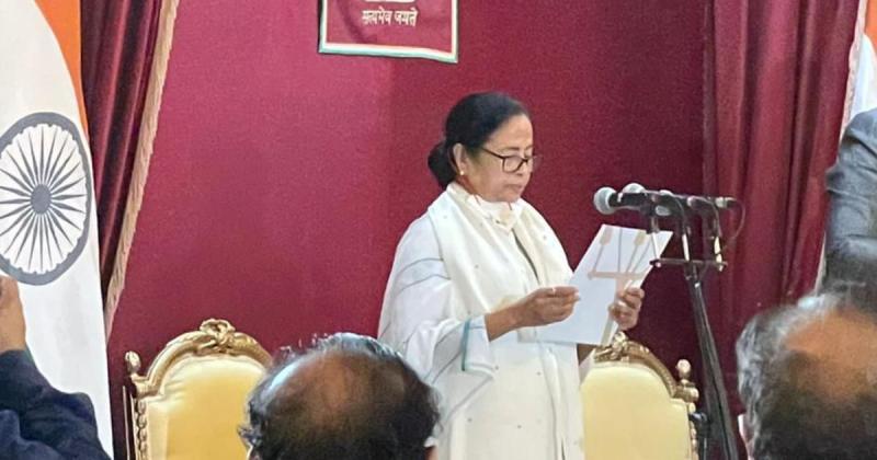 Mamata Banerjee sworn in as the Chief Minister of West Bengal for the third time in a row 2