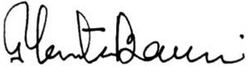 Mamta Banerjee's signature