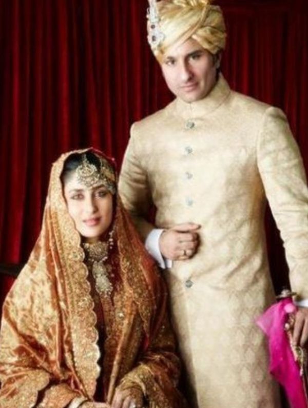 Saif Ali Khan marriage photo with Kareena Kapoor