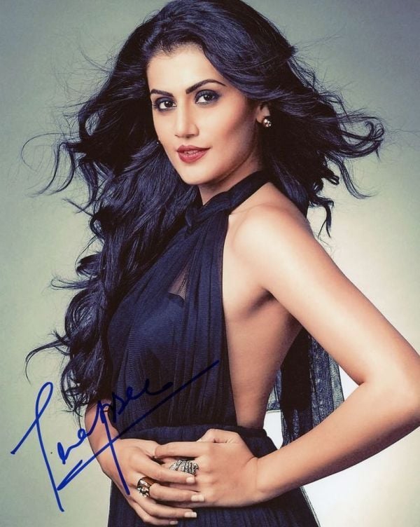 Taapsee Pannu's autograph