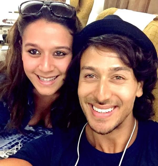 Tiger Shroff with his sister