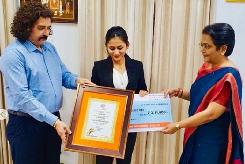 Priyanka Goswami recived Rani Laxmi Bai Award on 24th January 2021