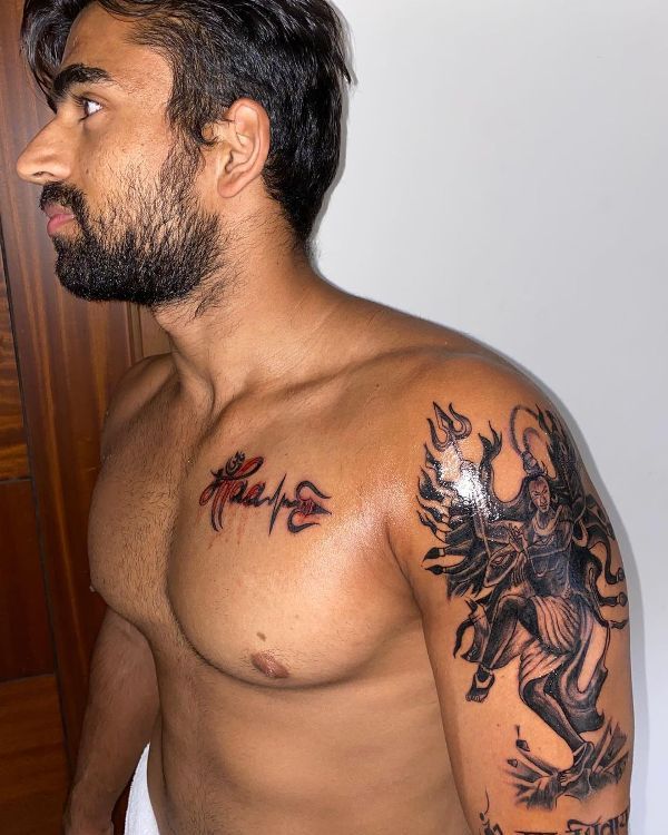 Shivpal Singh's tattoos