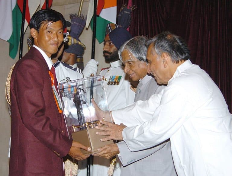 Tarundeep Rai with Arjuna Award