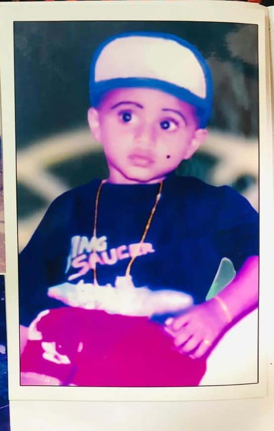 Muhammed Anas Yahiya's childhood photo