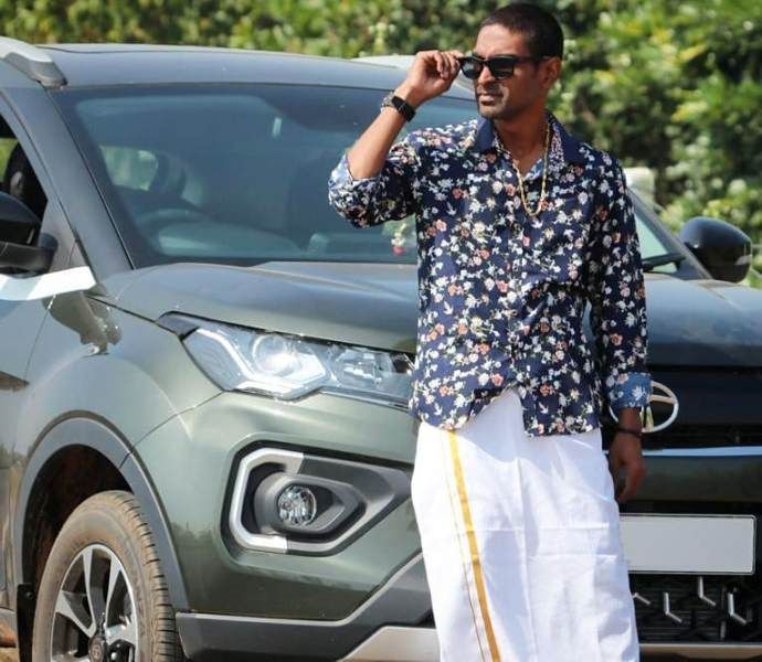 Pramod Bhagat with his TATA car