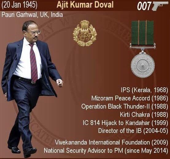Achievements of Ajit Doval