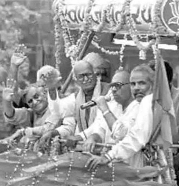 L. K. Advani in Rath Yatra