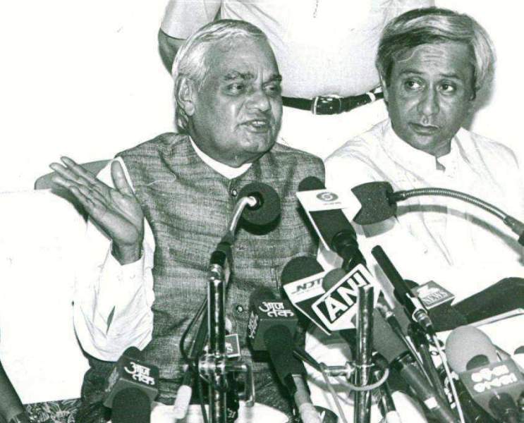 Naveen Patnaik and Atal Bihari Vajpayee