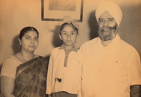 Navjot Singh Sidhu with his parents