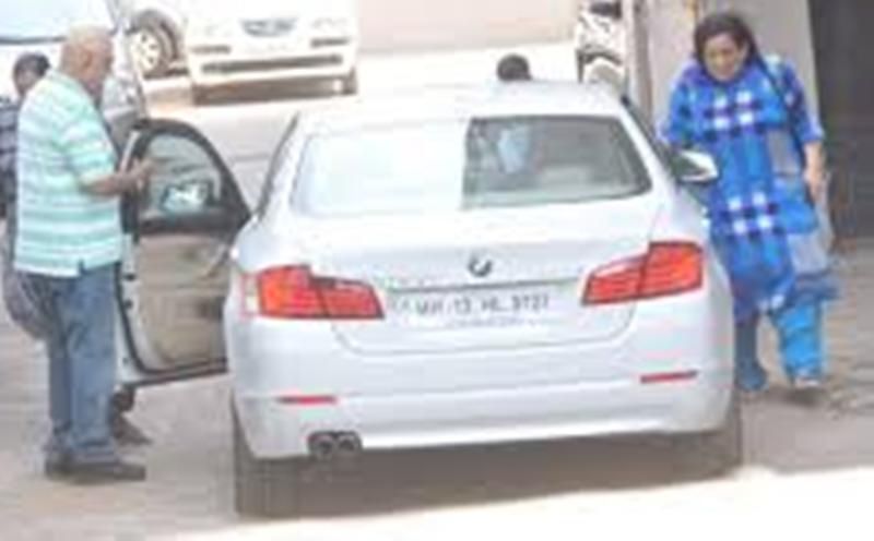 Prem Chopra with his BMW 5 Series car