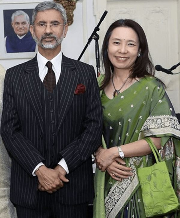 S Jaishankar with his wife Kyoko Jaishankar