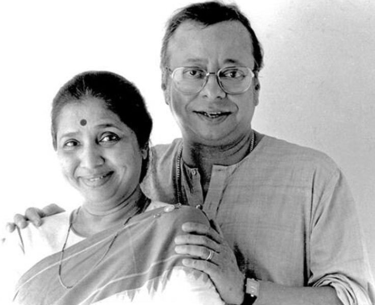 Asha Bhosle with her husband R. D. Burman