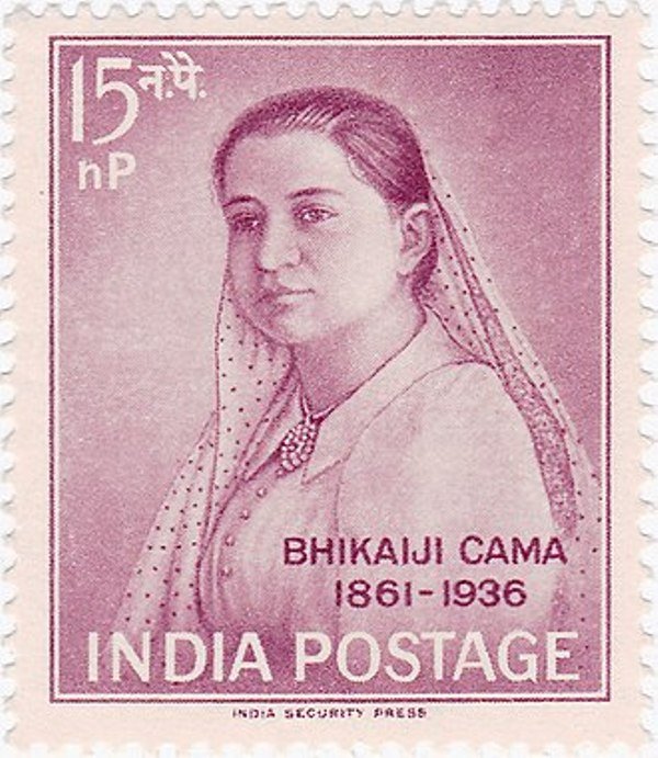 Bhikaiji Cama on Indian Postal Stamp