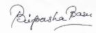 Bipasha Basu's signature