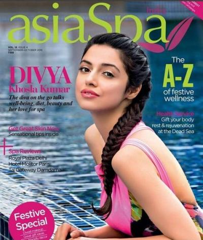 Divya Khosla Kumar in AsiaSpa Magazine