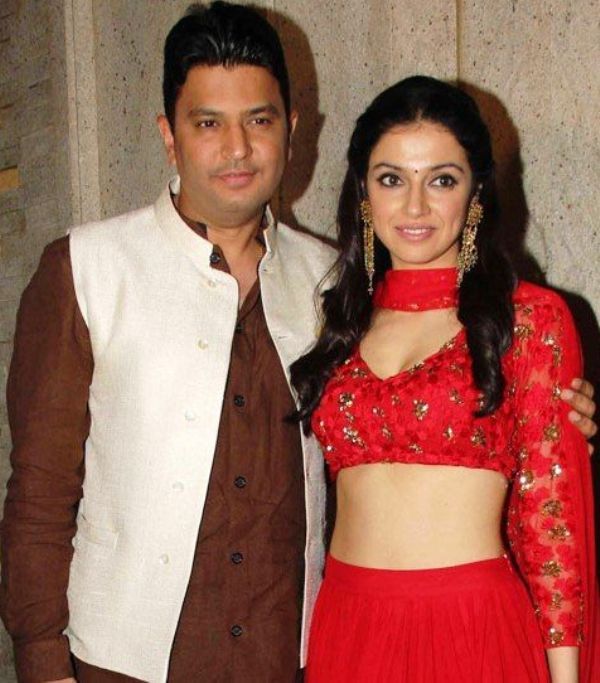 Divya Khosla Kumar with her husband