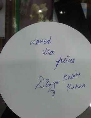 Divya Khosla Kumar's autograph