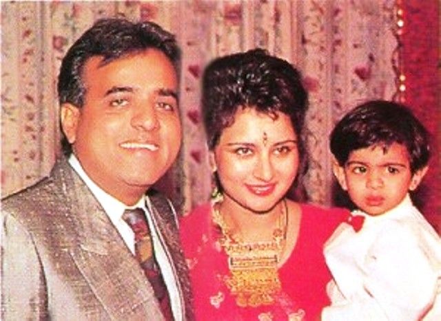 Poonam Dhillon with her ex husband Ashok Thakeria