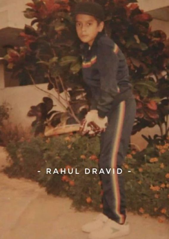 Rahul Dravid in youth time
