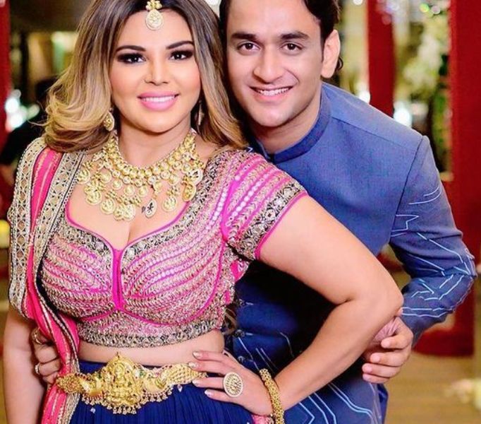 Rakhi Sawant with her brother