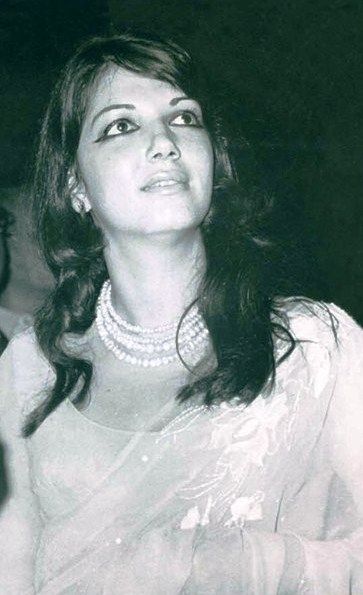 Zarine Katrak Khan as model in 1960s
