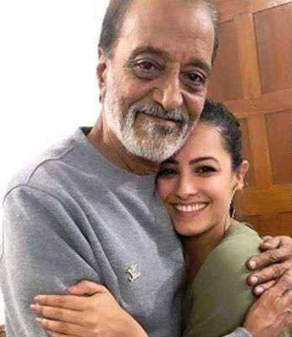 Anita Hassanandani with her father-in-law
