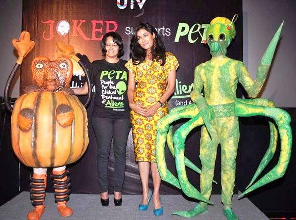 Chitrangada Singh as the brand ambassador of PETA