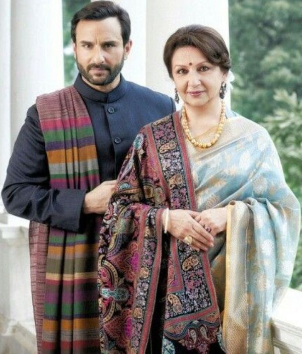 Sharmila Tagore with her son Saif Ali Khan