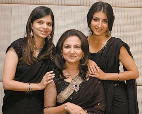 Sharmila with her daughters