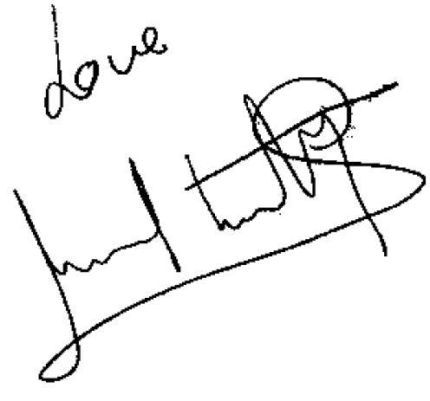 Suniel Shetty's signature