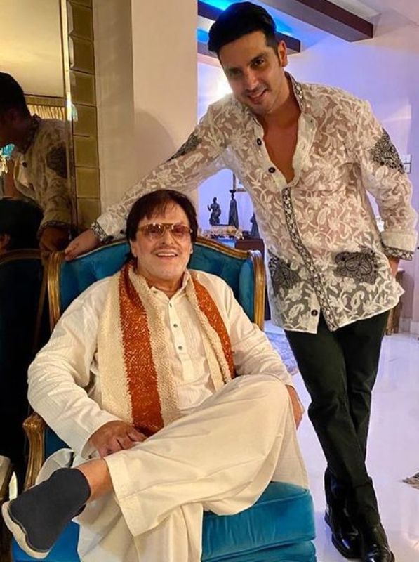 Zayed Khan with his father