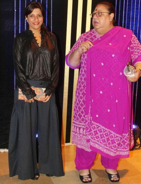 Zoya Akhtar with her mother