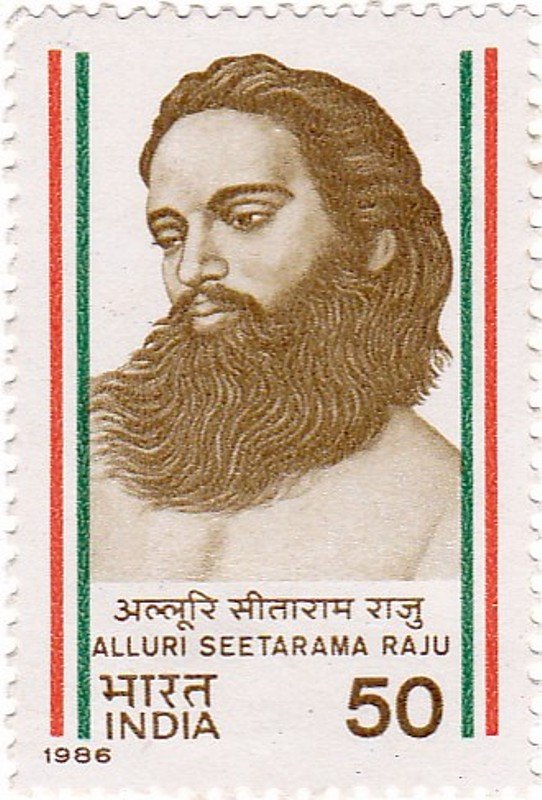 Alluri Sitarama Raju postage stamp