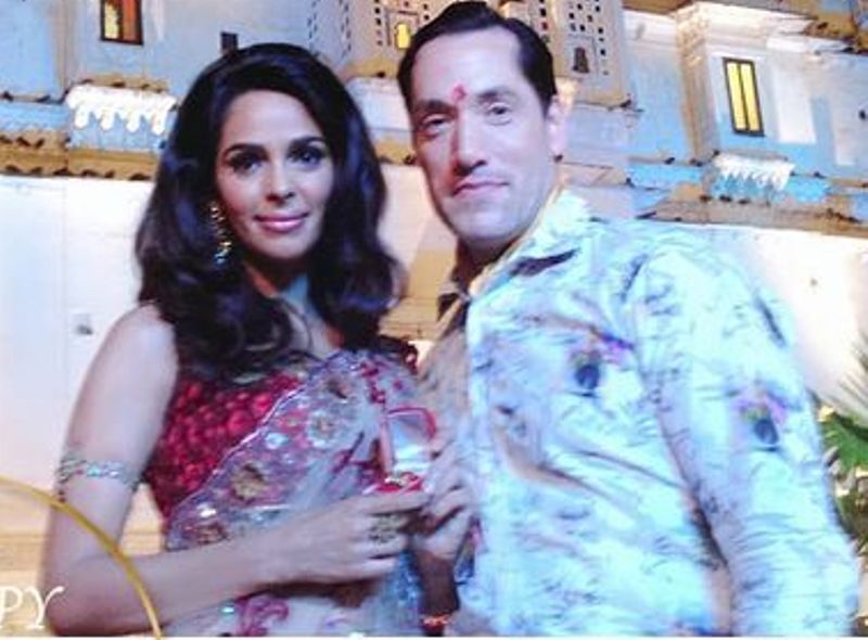 Mallika Sherawat with her brother