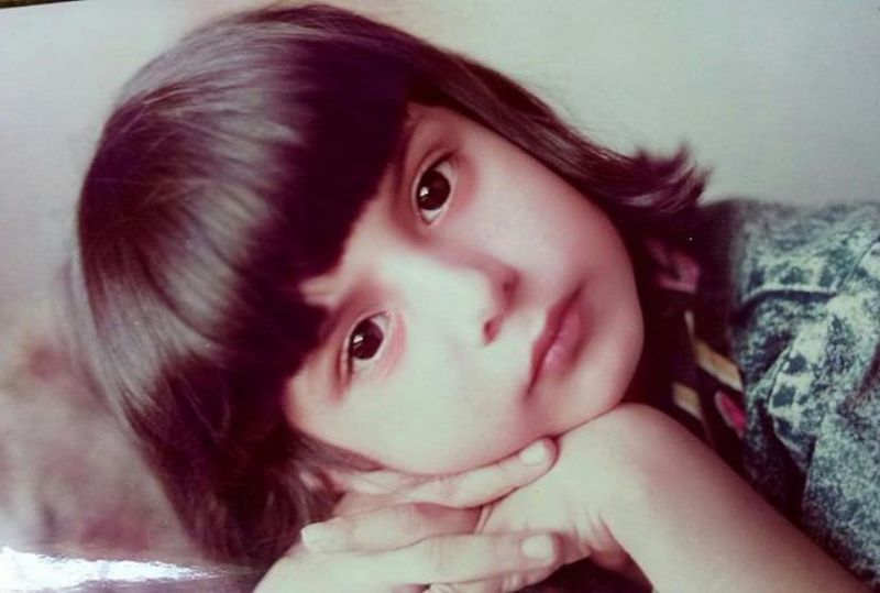 Zareen Khan's childhood photo